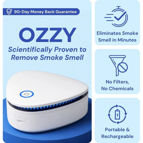 Ozzy | Eliminate Smoke, Pet & Kitchen Odors in 1-Click